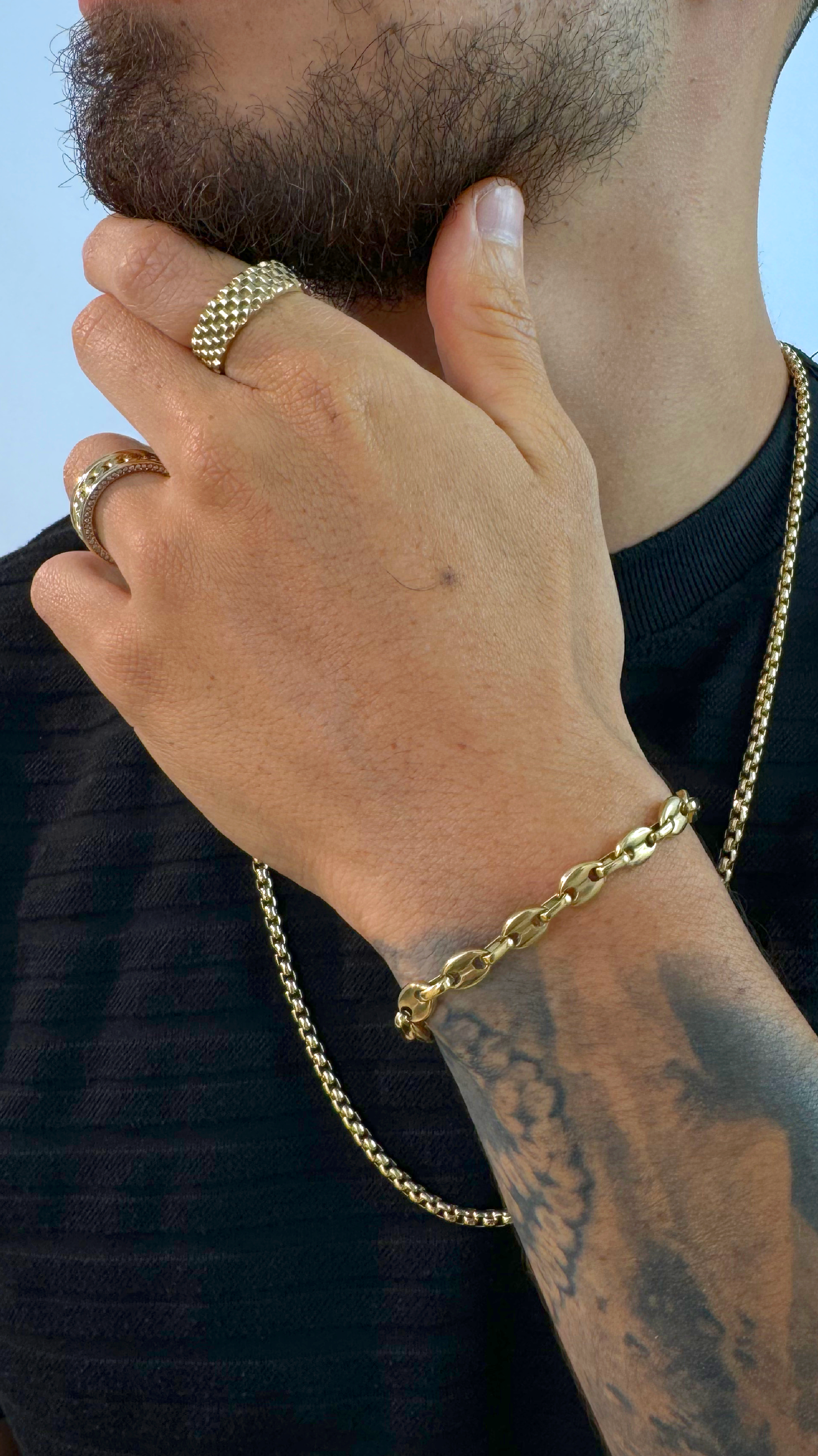 Pulsera Grano de Cafe Hombre