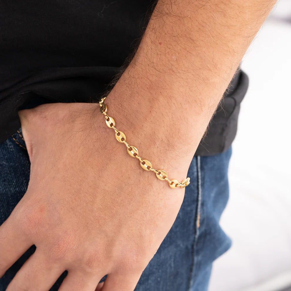 Pulsera Grano de Cafe Hombre