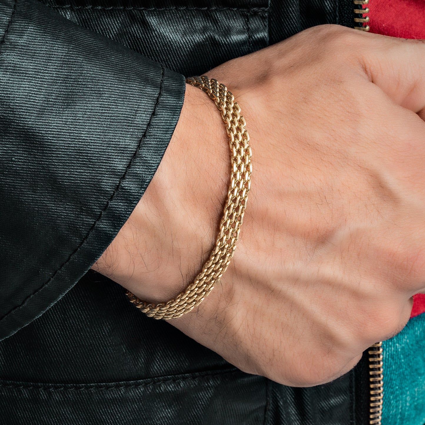 Set Cadena + Pulsera Chinesca Hombre