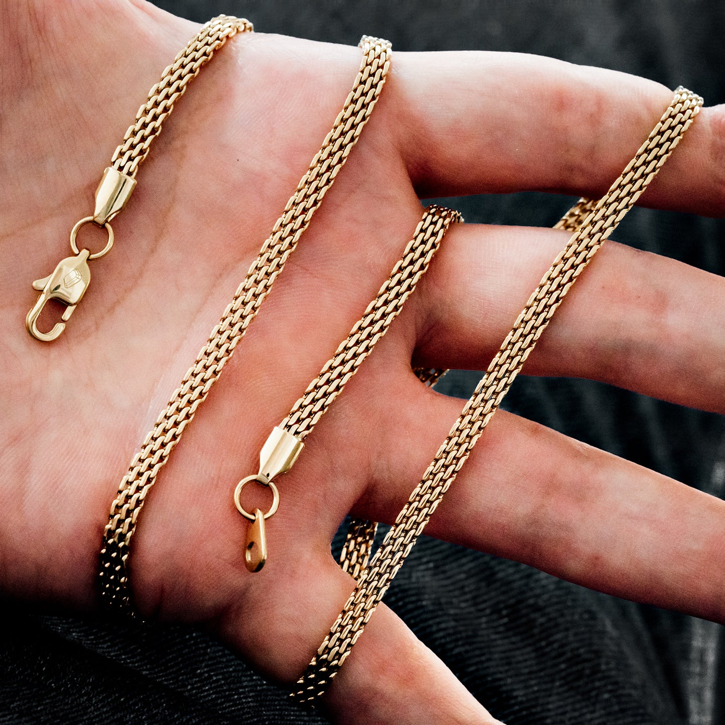 Set Cadena + Pulsera Chinesca Hombre