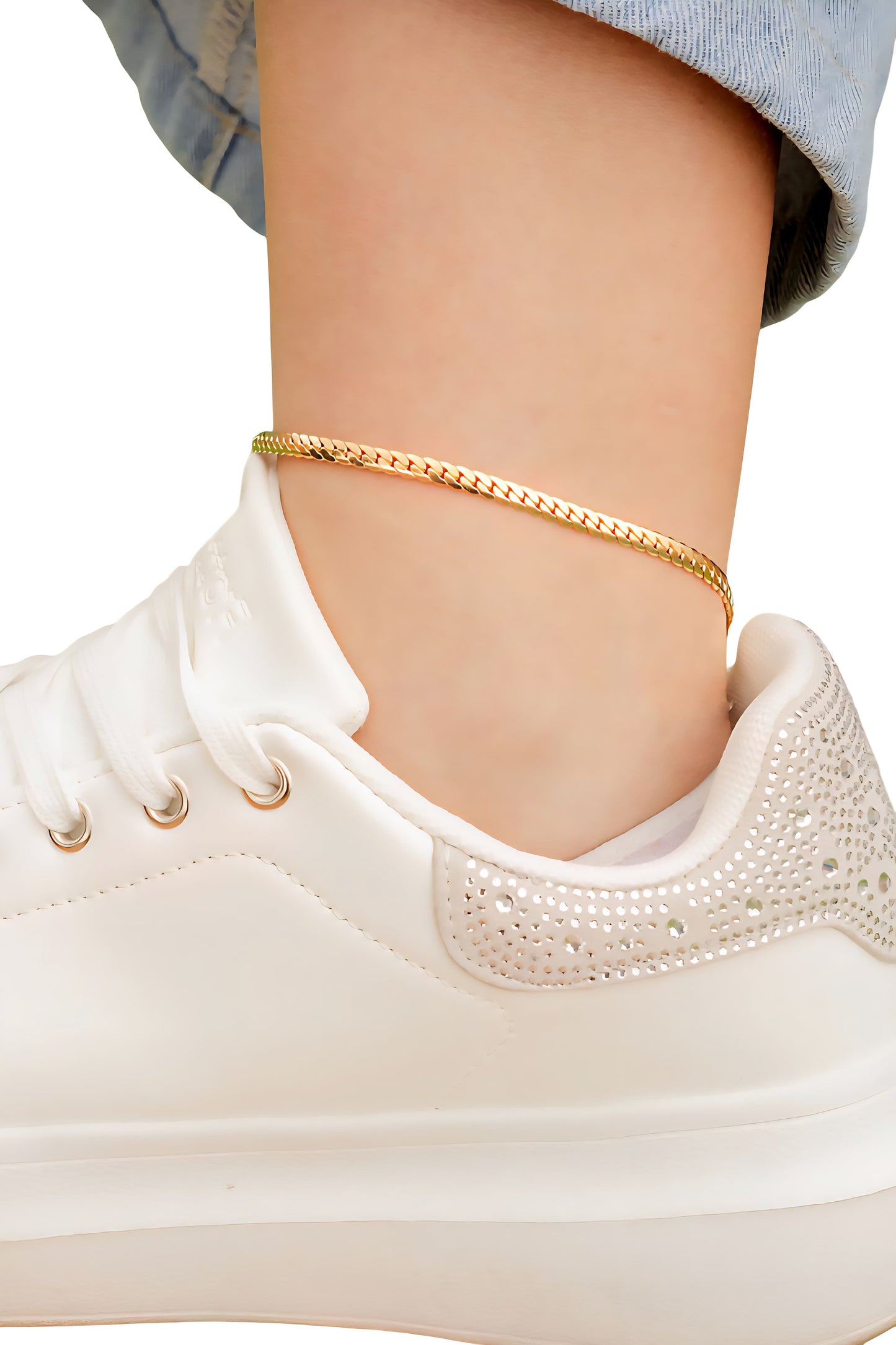 Tobillera Unisex Serpiente Oro Laminado 18K | LAYER GOLD