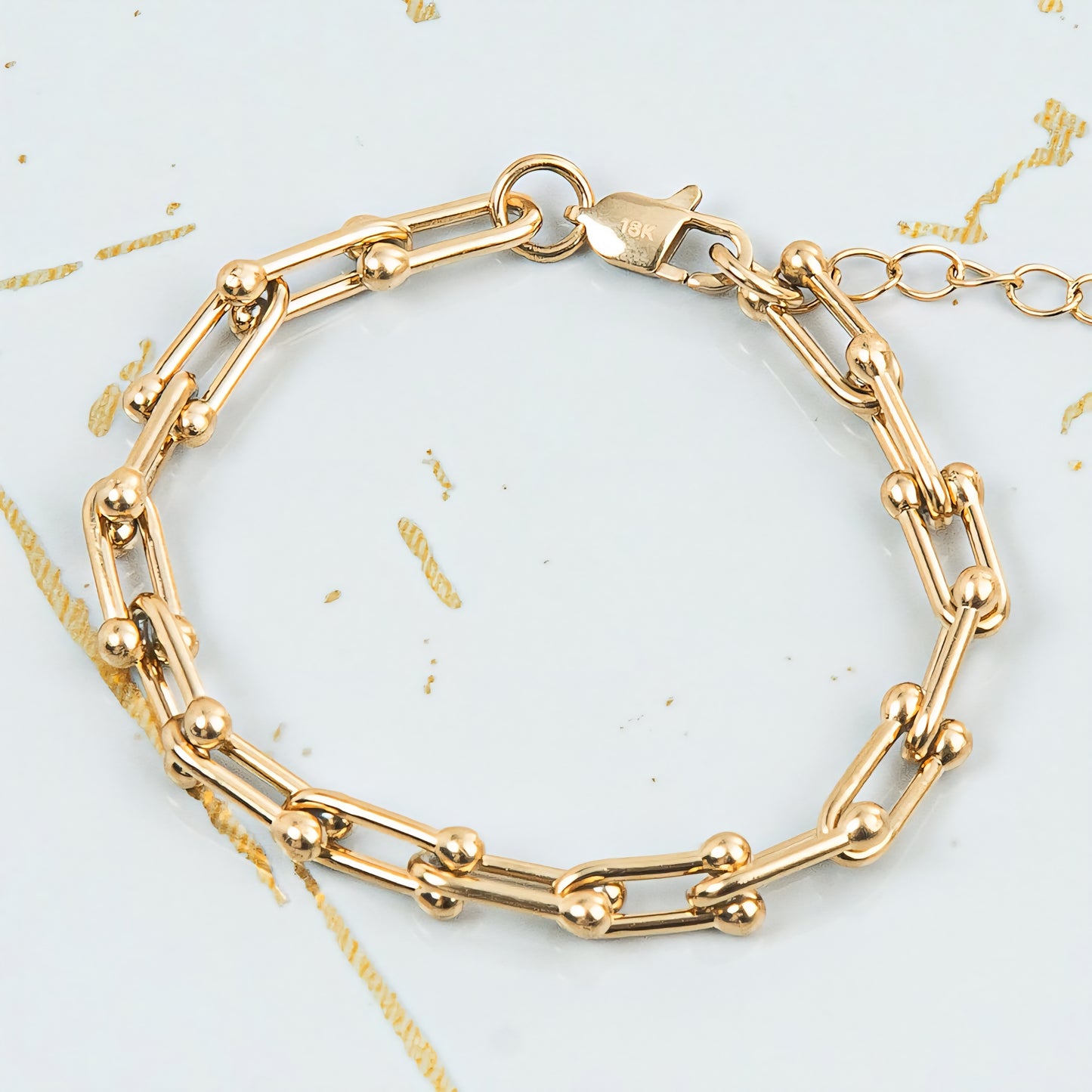 Pulsera Ancla Mujer Oro Laminado 18K | LAYER GOLD