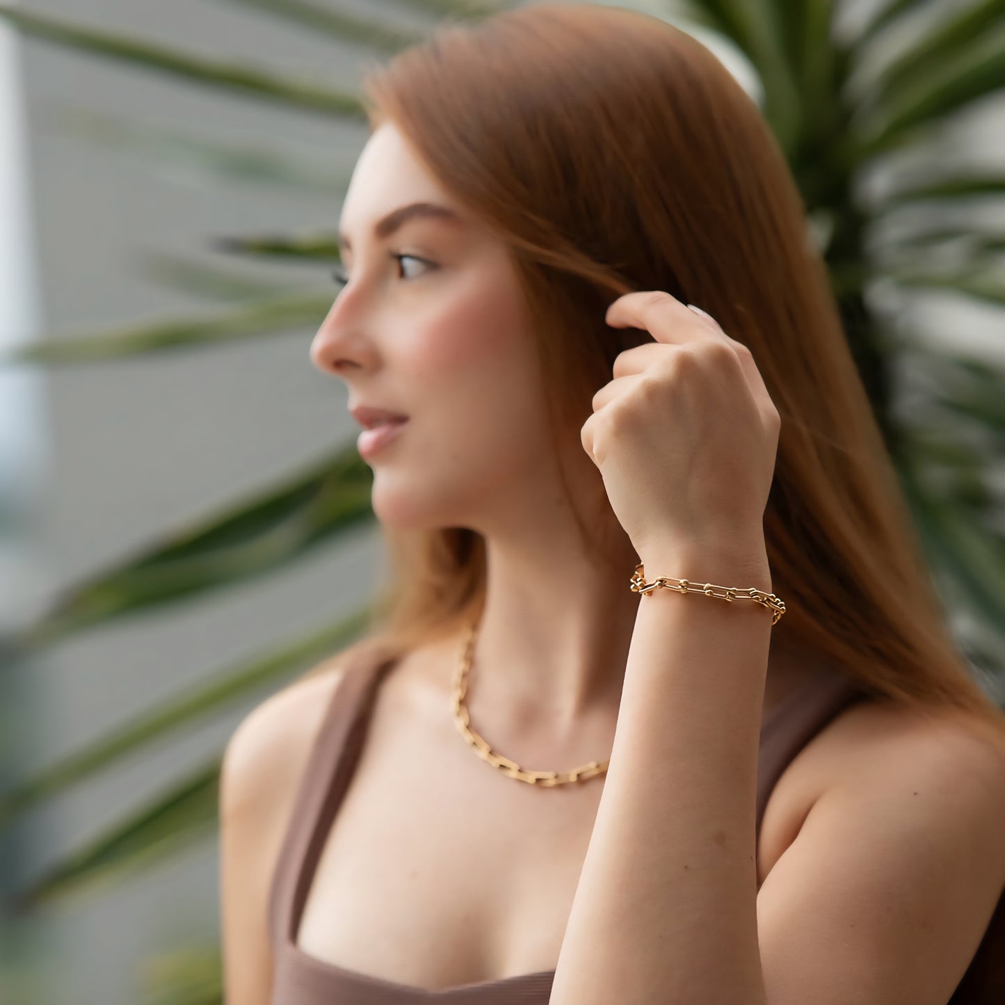 Pulsera Ancla Mujer Oro Laminado 18K | LAYER GOLD