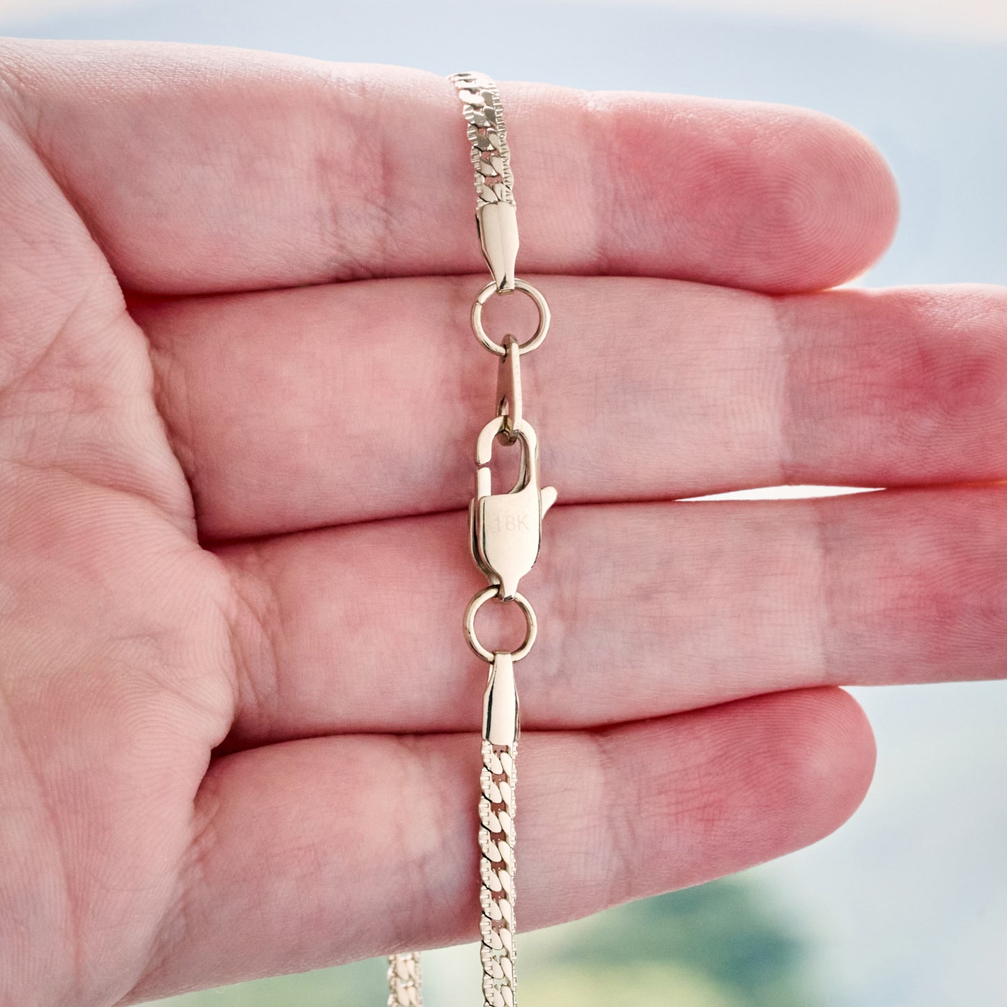 Set Cadena + Pulsera Grabada Hombre