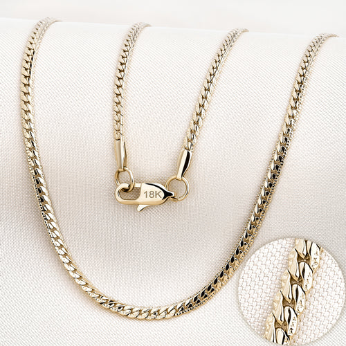Cadena Grabada Mujer Oro Laminado 18K | LAYER GOLD