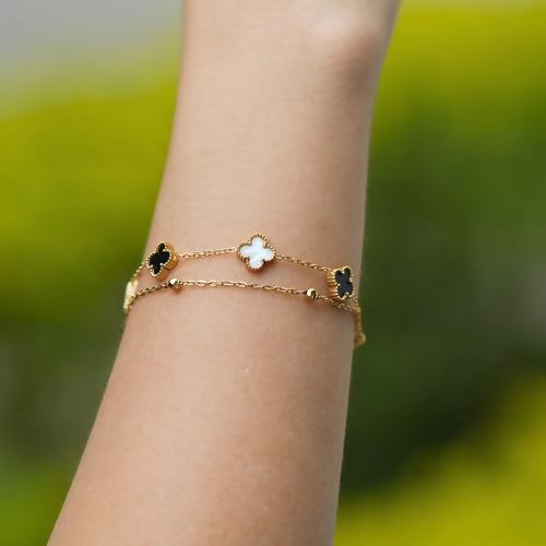 Pulsera Para Mujer Trébol