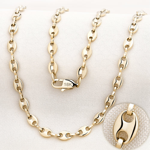 Cadena Gucci Hombre Oro Laminado 18K | LAYER GOLD