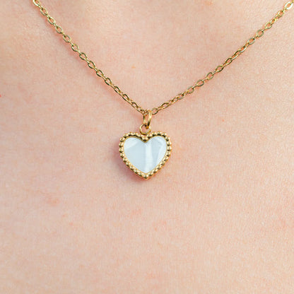 Cadena White Heart Mujer