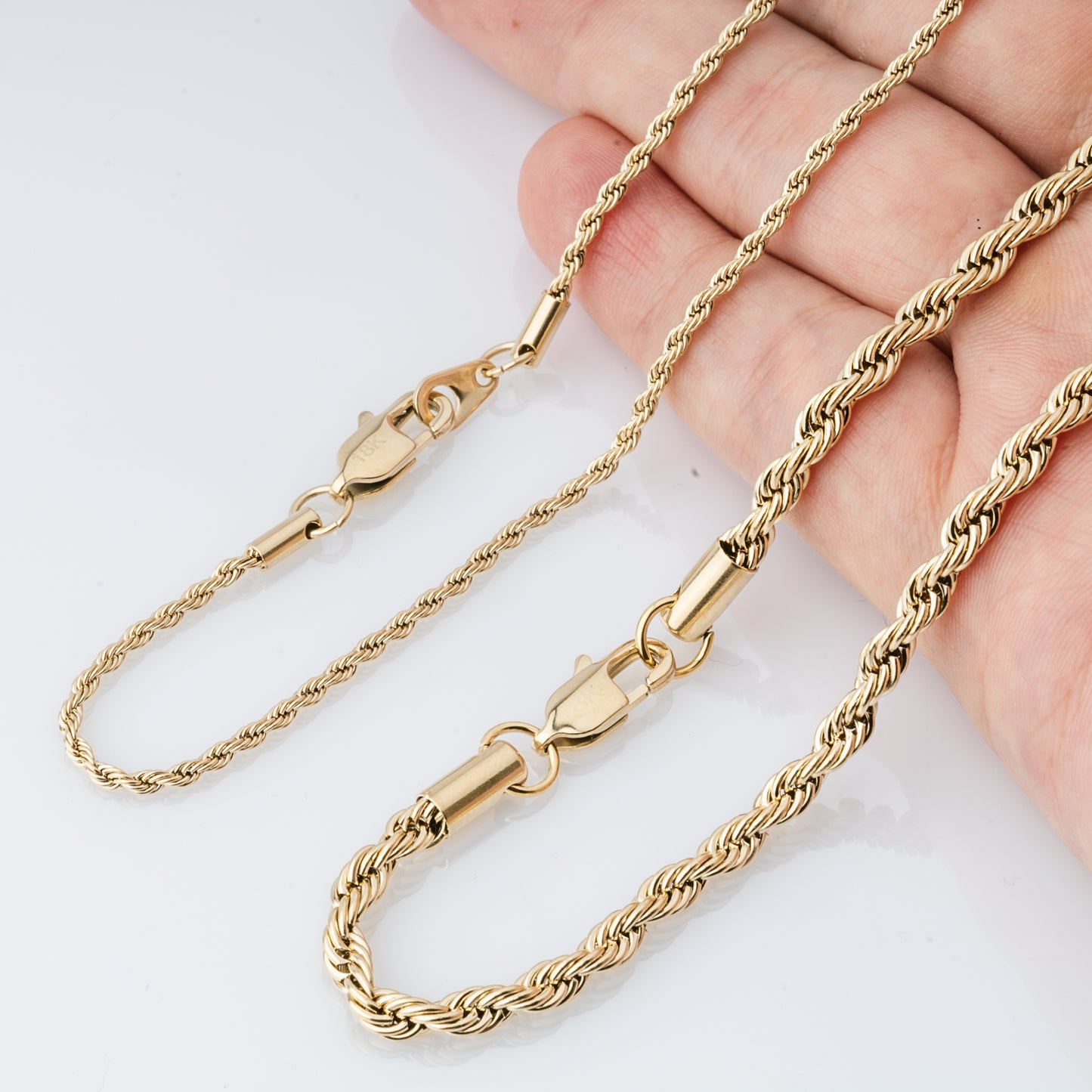 Set Cadena + Pulsera Lazo Hombre