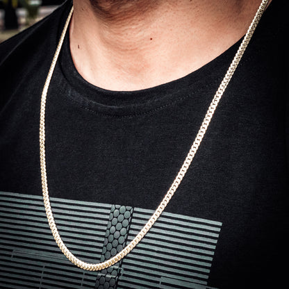 Set Cadena + Pulsera Grabada Hombre