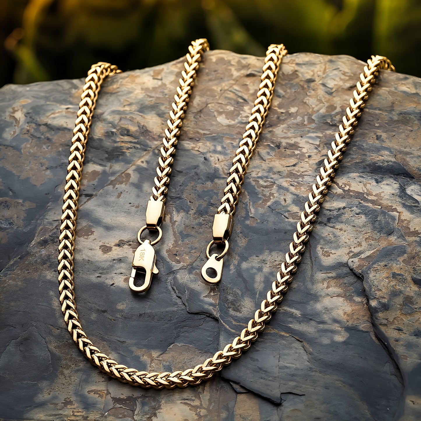 Cadena Franco Hombre Oro Laminado 18K | LAYER GOLD