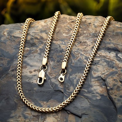 Cadena Franco Hombre Oro Laminado 18K | LAYER GOLD