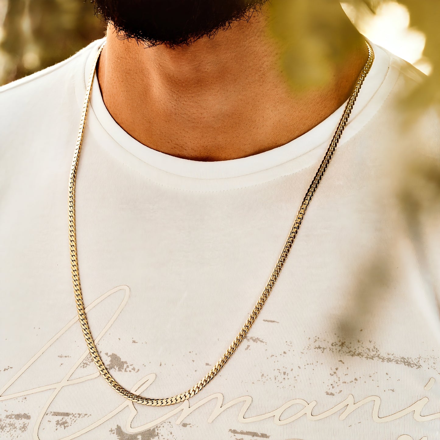 Cadena Serpiente De hombre Oro Laminado 18K | LAYER GOLD