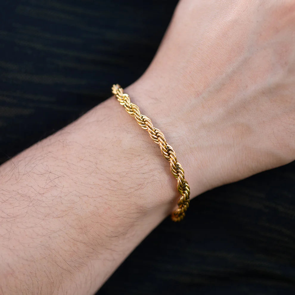 Set Cadena + Pulsera Lazo Hombre