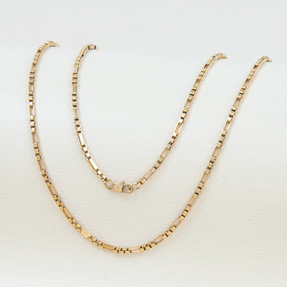 Cadena Cubos Mujer Oro Laminado 18K | LAYER GOLD