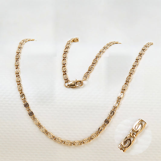 Cadena Clip Hombre Oro Laminado 18K | LAYER GOLD