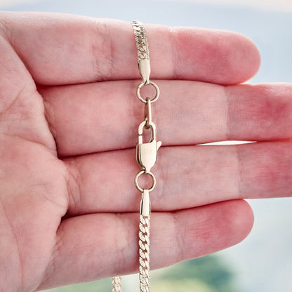 Set Cadena + Pulsera Grabada Hombre