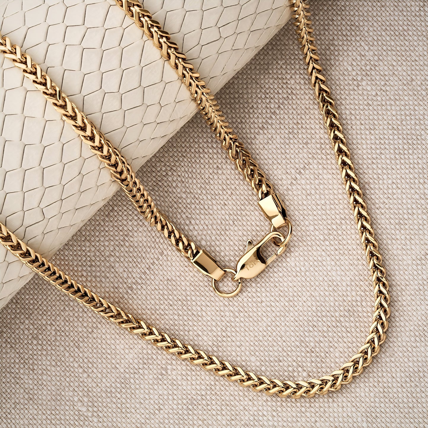 Cadena Franco Hombre Oro Laminado 18K | LAYER GOLD