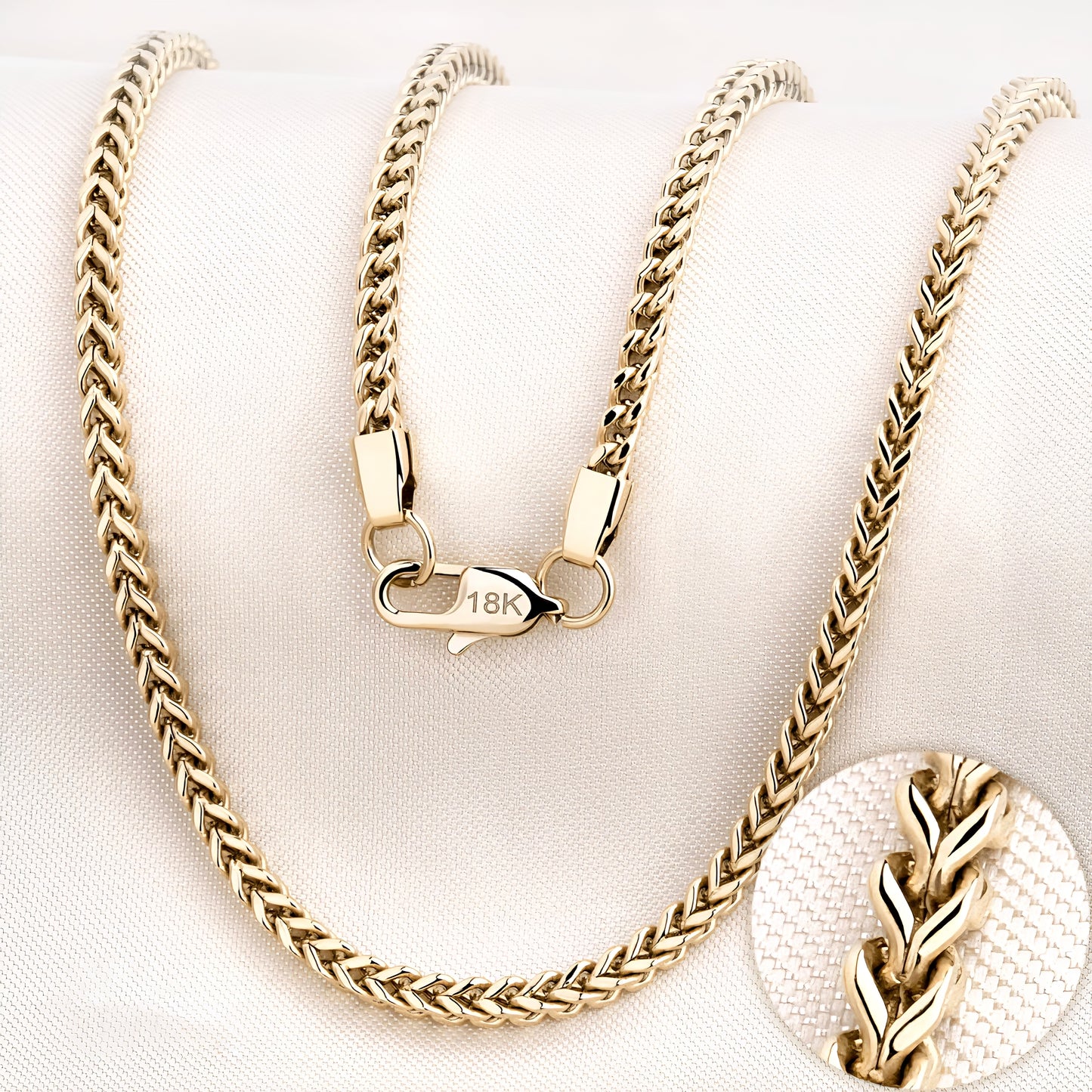 Cadena Franco Hombre Oro Laminado 18K | LAYER GOLD