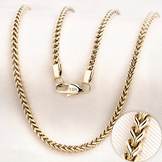 Cadena Franco Hombre Oro Laminado 18K | LAYER GOLD