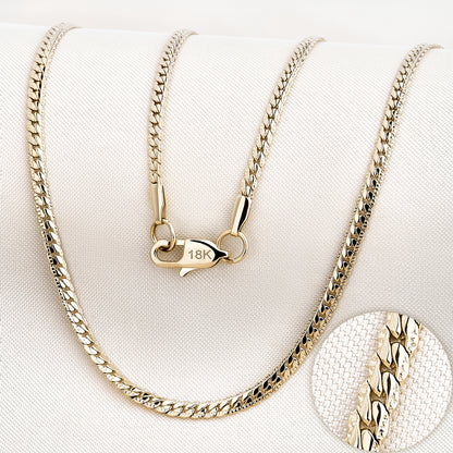 Cadena Grabada Mujer Oro Laminado 18K | LAYER GOLD