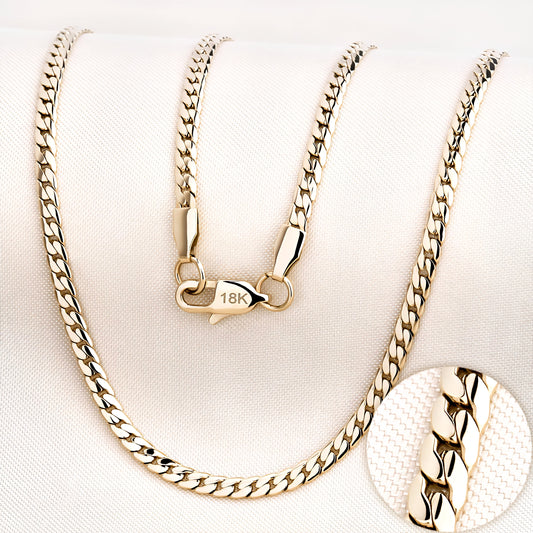 Cadena Serpiente De hombre Oro Laminado 18K | LAYER GOLD