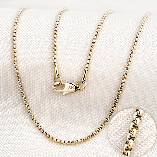 Set Cadena y Pulsera Veneciana Para Mujer Oro Laminado 18K | LAYER GOLD