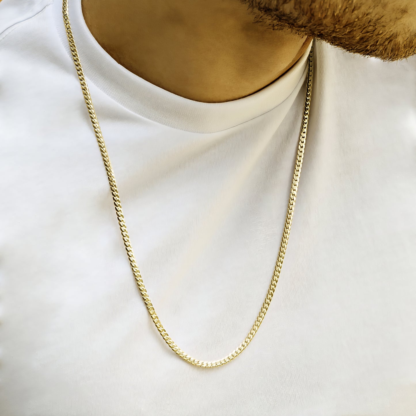 Cadena Serpiente De hombre Oro Laminado 18K | LAYER GOLD