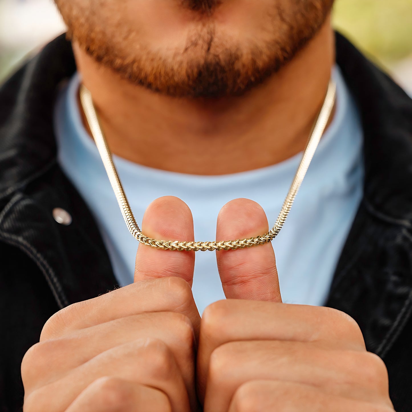 Cadena Franco Hombre Oro Laminado 18K | LAYER GOLD