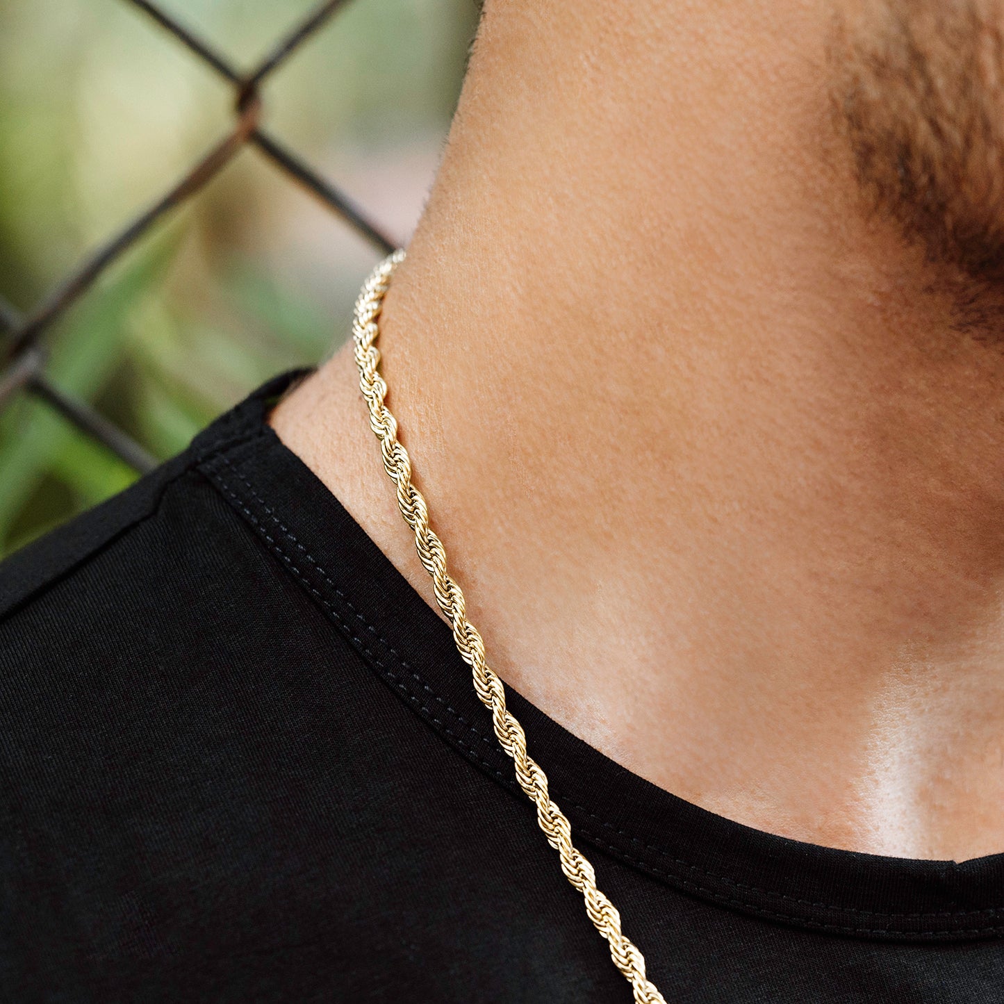 Set Cadena + Pulsera Lazo Hombre